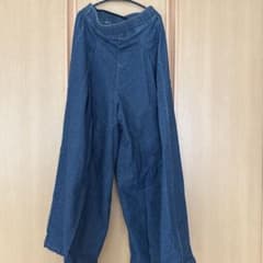 デニム ワイドパンツ イージーパンツのサムネイル
