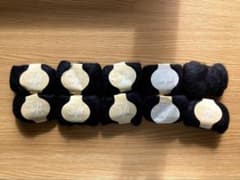 【値下げ】ソフトモヘア　黒　毛糸　10点セットのサムネイル