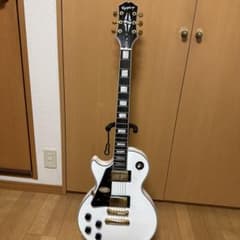 エピフォン レスポールカスタム レフティ ホワイト - メルカリ