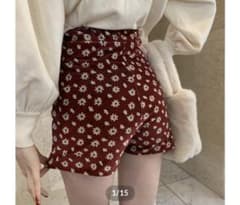 epine エピヌ ベロアショートパンツのサムネイル