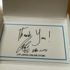 JYP サイン入りThank Youカード 2PM ニックン - メルカリ