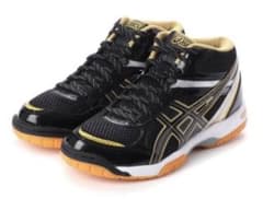 asics バレーボールシューズ RIVRE MT 黒×金のサムネイル