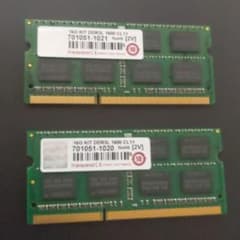 ノートPC用メモリ PC3L-12800 DDR3L 1600 8GB×2のサムネイル