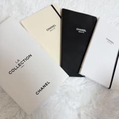 美品 CHANEL ノベルティ メモ帳 3冊セット ホワイト ブラック 非売品