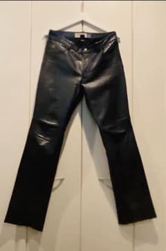 90s OLD GAP レザーパンツ ブーツカット 旧タグ ブラック 希少 | Mercari