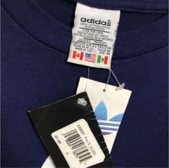 TKS様 新品 adidas アディダス USA製 ロンT ネイビーのサムネイル