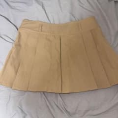 SHEIN ベージュ ミニプリーツスカートのサムネイル