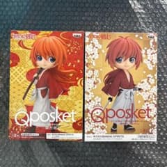緋村剣心　フィギュア2体セット　qposket るろ剣