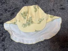 mamaraku キッズ 水泳帽 ひまわり柄 日よけ付き　未使用品のサムネイル