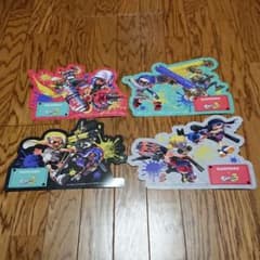 Splatoon POP 4장 세트 스프라툰
