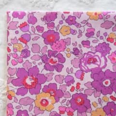 Betsy Purple Topaz, imported Liberty Tana Lawn fabric, 30cm x 50cm