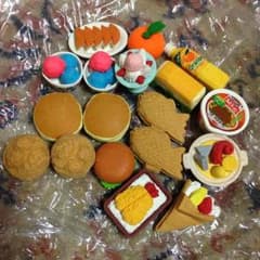 食べ物 消しゴムセットのサムネイル