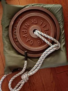 NICOH DG 10kgプレート ロープ付き 回内トレーニングに！ NICOH DG 10kgプレート ロープ付き 回内トレーニングに！ - メルカリ