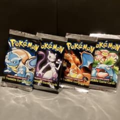 ポケモンカード 海外版 4パック 未開封 希少品 コレクション 英語版