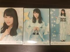 乃木坂46 生写真 浴衣 岩本蓮加 3種のサムネイル