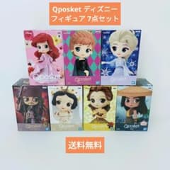 미개봉 디즈니 Qposket 피규어 7점 세트 큐 포스켓