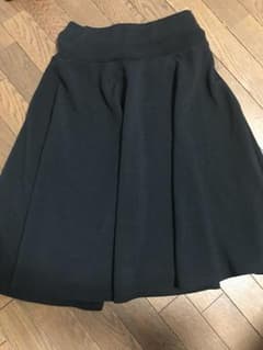 フレアスカート 黒のサムネイル