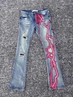 希少ARMOR JEANSスリムフィットフレアパンツ 32 - メルカリ