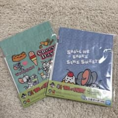 톰과 제리 건착 파우치 2개 세트 이치 반 쿠지 G상