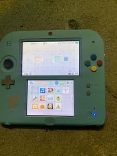も*も様 ニンテンドー2DS 水色 キャラクター付き 本体のサムネイル