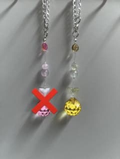 ハンドメイド サンキャッチャー 人魚の尻尾(黄色)のサムネイル