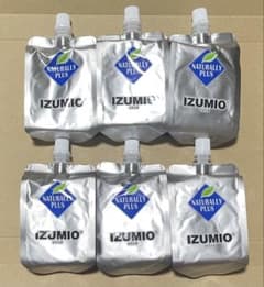 6本セット ナチュラリープラス イズミオ 水素水 小分け アルミパウチ