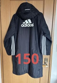 adidas ベンチコート　150 サッカー　テニス　キッズ　小学生　ジュニアのサムネイル