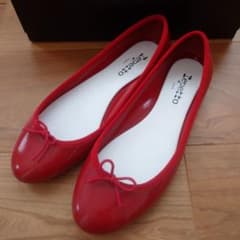 レペット Repetto レインシューズ サンドリオンベイビー 38 赤のサムネイル