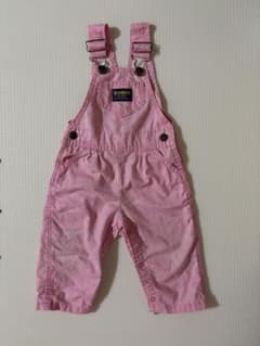 OSH KOSH 24m オシュコシュ ピンクオーバーオールのサムネイル