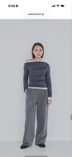 searoomlynn coelie レイヤードプルオーバー　人気　チャコールのサムネイル