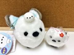 ふくふく シマエナガ なかよしおやこ　カラフル ぬいぐるみ　マスコット ぬいぐるみ」ふくふくシマエナガなかよしおやこカラフルVMC（80