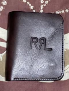 新品未使用RRL Ralph Lauren 二つ折り財布 レザー ウォレット - メルカリ