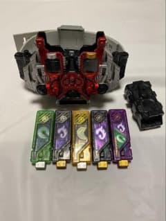 仮面ライダーダブルのベルトとメモリ5個のサムネイル