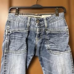 ANTGAGE デニムブルー ストレートジーンズ