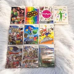 Nintendo Wiiソフトセット 10本まとめ売りのサムネイル
