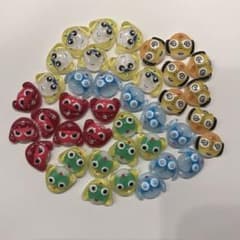Nail art parts featuring Sergeant Keroro (40 pieces)