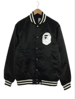 A BATHING APE スタジャン ブラック - メルカリ