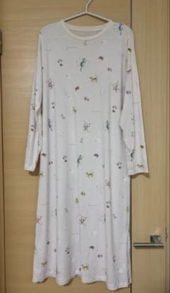 ジェラートピケ 干支柄長袖ワンピース