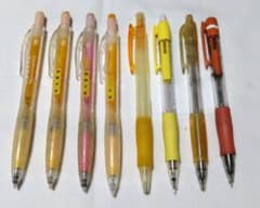 シャープペンシル 暖色系 8本セット