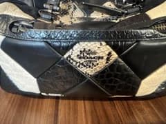 COACH ハンドバッグ パッチワーク レザー ヘビ柄 | Mercari
