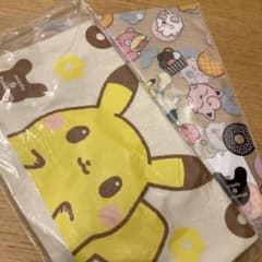 ミスド福袋　トートバッグ　クリアファイル　ポケットモンスター  ピカチュウのサムネイル