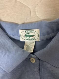 IZOD LACOSTE ポロシャツ ライトブルー Mのサムネイル