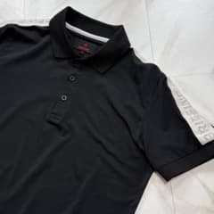 BRIEFING ロゴライン シャツ 袖ロゴ GOLF 伸縮 ストレッチ 黒 M BRIEFING ロゴライン シャツ 袖ロゴ GOLF 伸縮 ストレッチ 黒 M - メルカリ