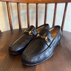 カカト新品☆ gucci グッチ　ビットローファー　size36.5Cのサムネイル