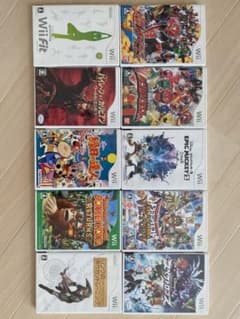 wii本体＋ソフト39本＋コントローラーまとめ売りのサムネイル