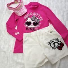 3点セットハローキティゴルフウェアМサイズHELLO KITTY ピンク長袖 3点セットハローキティゴルフウェアМサイズHELLO KITTY ピンク