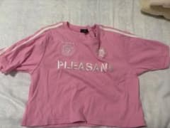 CLIP ロゴプリント 半袖Tシャツ ピンクのサムネイル