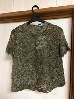ZARA レーストップス　カーキのサムネイル
