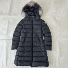 【美品】MONCLER モンクレール ダウンジャケット ファー ABELLE MONCLER モンクレール ABELLE リアルファー ダウンコート フード