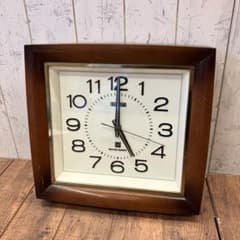 昭和レトロ 木製フレーム シチズン CITIZEN リズムクォーツ 壁掛け時計